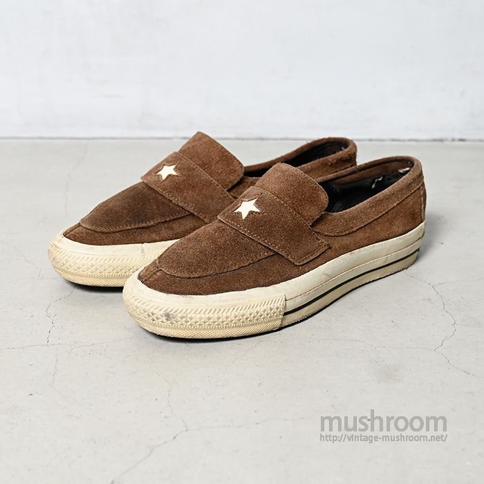 CONVERSE ONE-STAR SUEDE LOAFER（BROWN/US 3） - 古着屋 ｜ mushroom(マッシュルーム)  ヴィンテージクロージングストア