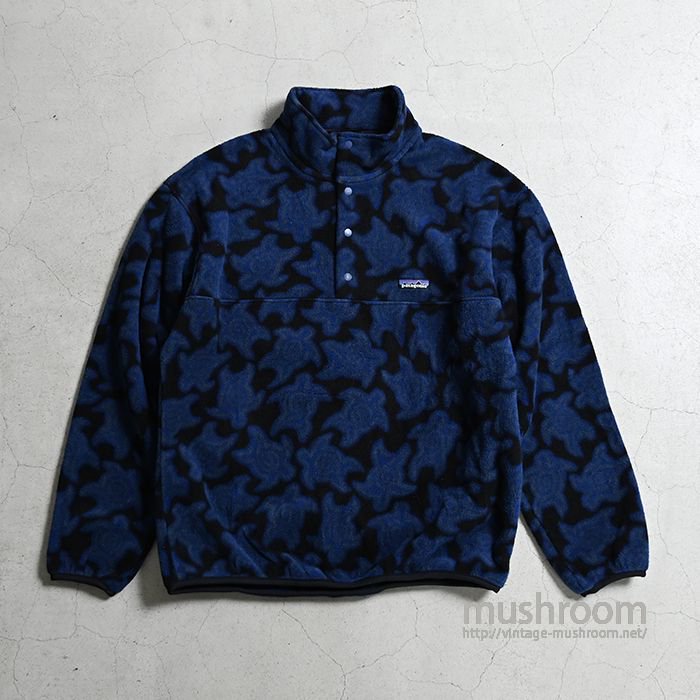 PATAGONIA TURTLE PATTERN FLEECE SNAP-T（'95/MEDIUM/ALMOST ...