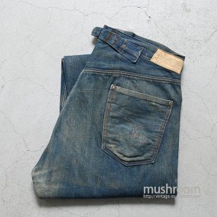 THE STRONGHOLD DENIM WAIST-OVERALLS（EARLY TYPE/W38L33）