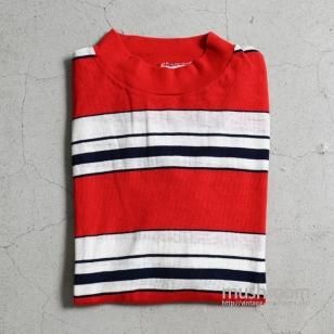 NATIONAL MULTI BORDER STRIPED T-SHIRTDEADSTOCK/LARGE