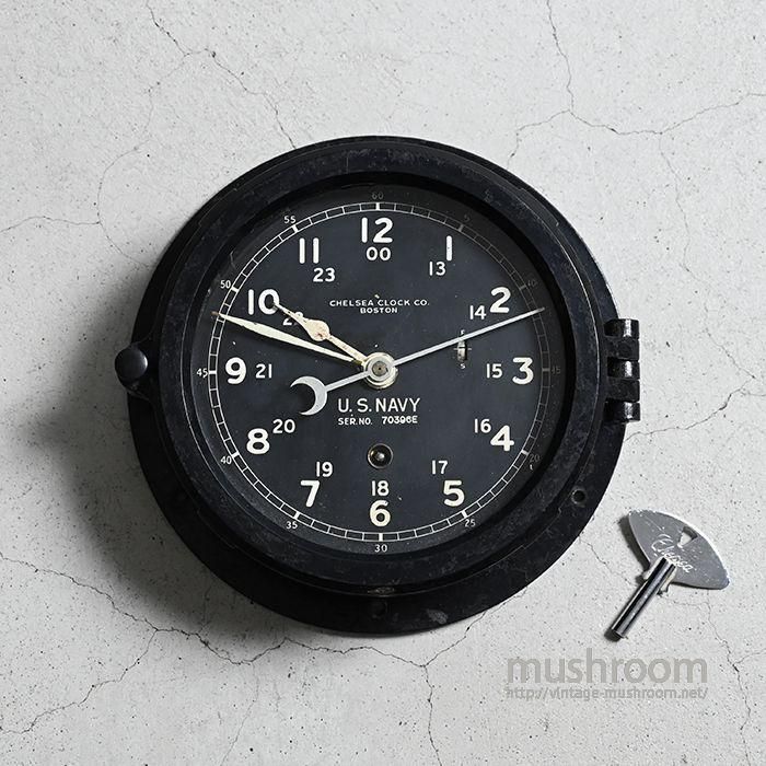 WW2 U.S.N SHIP DECK CLOCK（CHELSEA CLOCK CO/70396E） 古着屋 ｜ mushroom