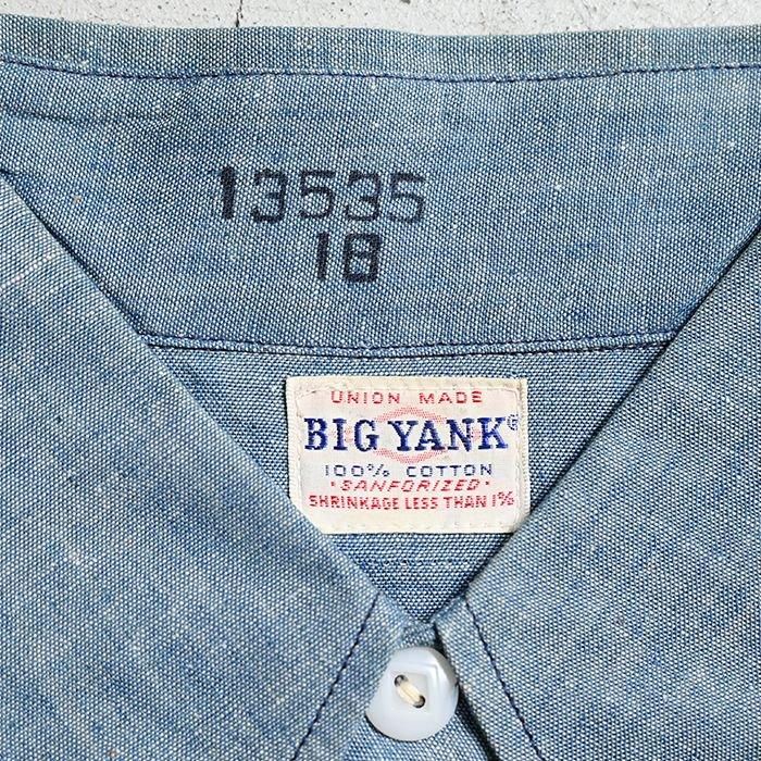 BIG YANK CHAMBRAY WORK SHIRT（18/DEADSTOCK） - 古着屋