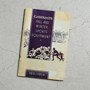 GOLD SMITH 1933-1934 FALL & WINTER  ATHLETIC CATALOG