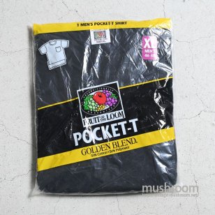 FRUIT OF THE LOOM PLAIN T-SHIRT WITH POCKETXL/DEADSTOCK