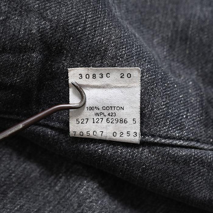 LEVI'S 70507-0253 ACID WASH BLACK DENIM JACKET(LARGE LEVI'S 70507-0253 ACID WASH BLACK DENIM JACKET(LARGE