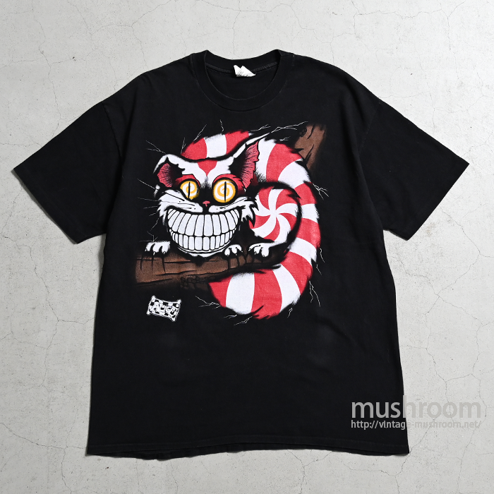 OLD ALICE IN WONDERLAND T-SHIRT(CHESHIRE CAT/X-LARGE OLD ALICE IN WONDERLAND T-SHIRT(CHESHIRE CAT/X-LARGE