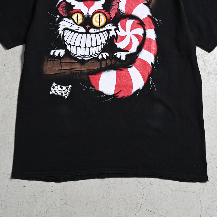 OLD ALICE IN WONDERLAND T-SHIRT(CHESHIRE CAT/X-LARGE OLD ALICE IN WONDERLAND T-SHIRT(CHESHIRE CAT/X-LARGE