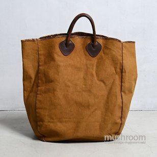 L.L.BEAN BROWN CANVAS TOTE BAGGOOD USED CONDITION