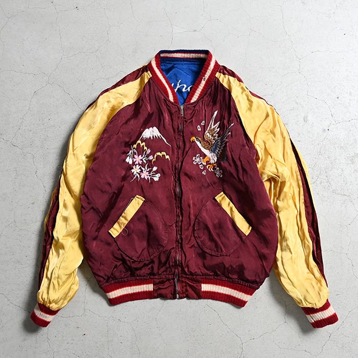 JAPAN SOUVENIR JACKET WITH PATCH POCKET（GOOD CONDITION） - 古着屋 ｜  mushroom(マッシュルーム) ヴィンテージクロージングストア