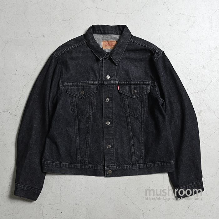 LEVI'S 75505-0259 BLACK DENIM JACKET（GOOD CONDITION/48） - 古着屋