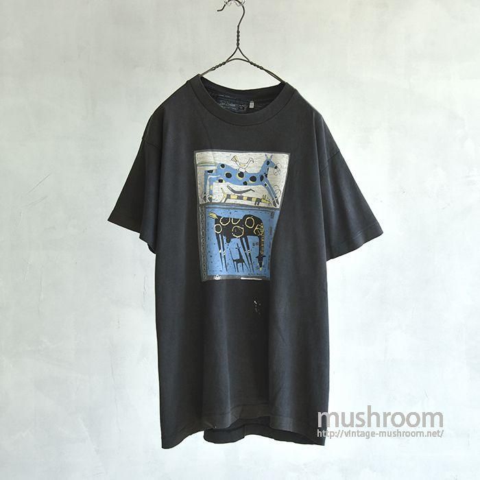 90s Paul Bristow アートTシャツ　ヴィンテージ Paul Bristow ART PRINT T-SHIRT（X-LARGE） - 古着屋