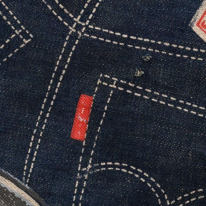 Levi's RED TAB 木製バナー Levi's RED TAB ロゴ入りウッド看板