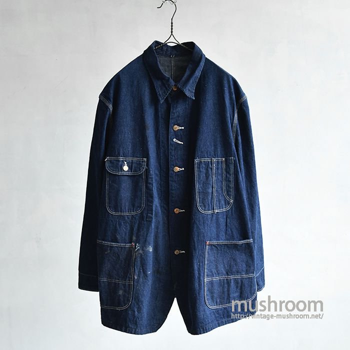 STRONG RELIABLE DENIM COVERALL（DARK COLOR/BIG SIZE） - 古着屋 ｜  mushroom(マッシュルーム) ヴィンテージクロージングストア