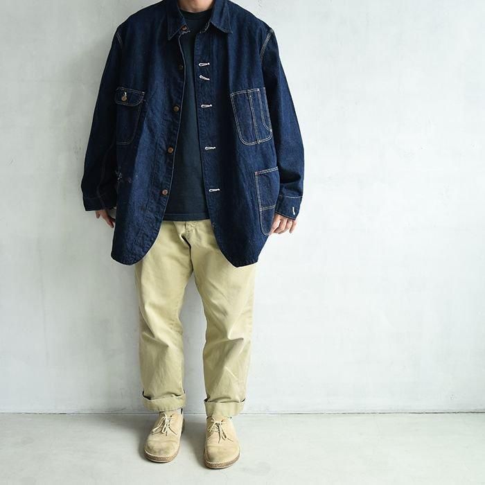 STRONG RELIABLE DENIM COVERALL(DARK COLOR/BIG SIZE) - 古着 STRONG RELIABLE DENIM COVERALL(DARK COLOR/BIG SIZE) - 古着