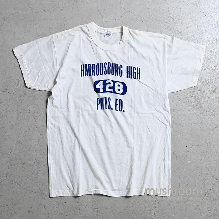 OLD WATER PRINT COLLEGE T-SHIRT（GOOD CONDITION/X-LARGE