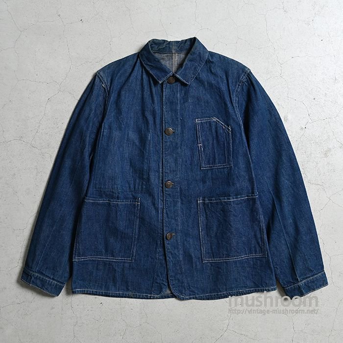 FREELAND DENIM COVERALL（DARK COLOR&GOOD CONDITION） - 古着屋 ｜  mushroom(マッシュルーム) ヴィンテージクロージングストア