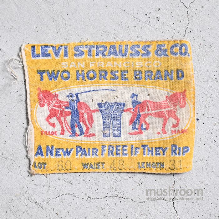 Levi's two hotsell horse brand