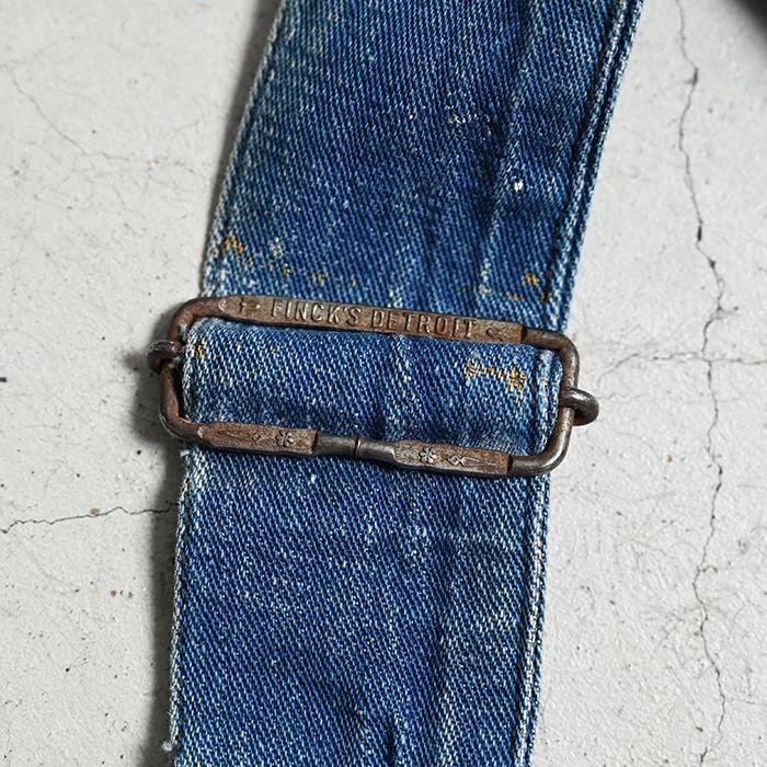 FINCK'S LOW-BACK STYLED DENIM OVERALL（1920'S） - 古着屋