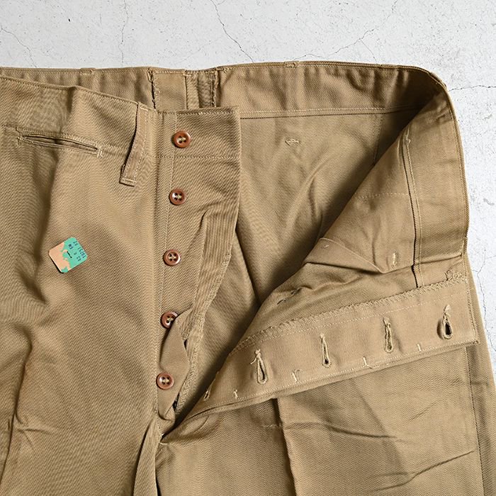 WW2 USMC CHINO TROUSER（6-M/DEADSTOCK） - 古着屋 ｜ mushroom ...