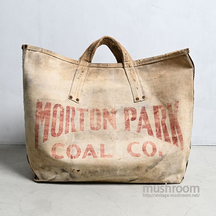 MORTON PARK CANVAS COAL BAG（GOOD USED） - 古着屋 ｜ mushroom 