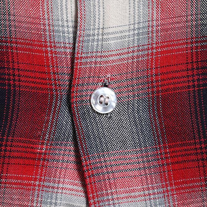 SEARS SHADOW PLAID RAYON SHIRT(GOOD CONDITION/MEDIUM SEARS SHADOW PLAID RAYON SHIRT(GOOD CONDITION/MEDIUM