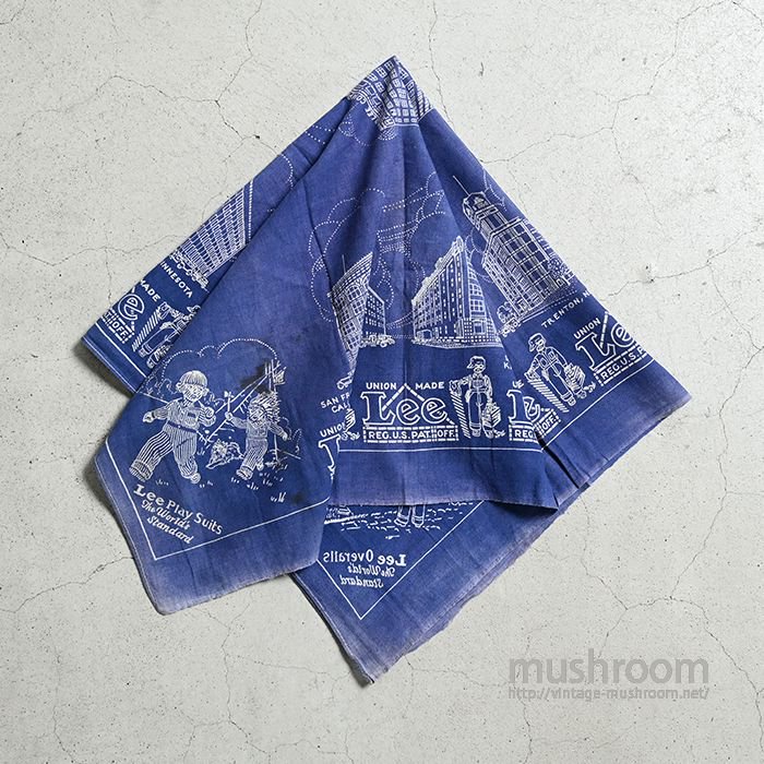 Lee ADVERTISING BANDANA（1930'S/HOUSE MARK） - 古着屋 ｜ mushroom