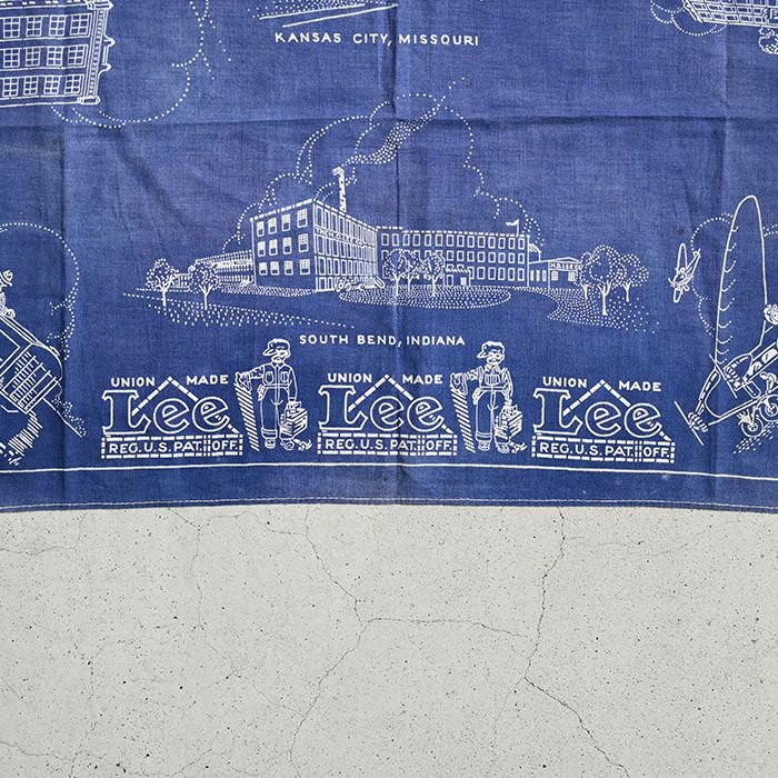 Lee ADVERTISING BANDANA（1930'S/HOUSE MARK） - 古着屋 ｜ mushroom