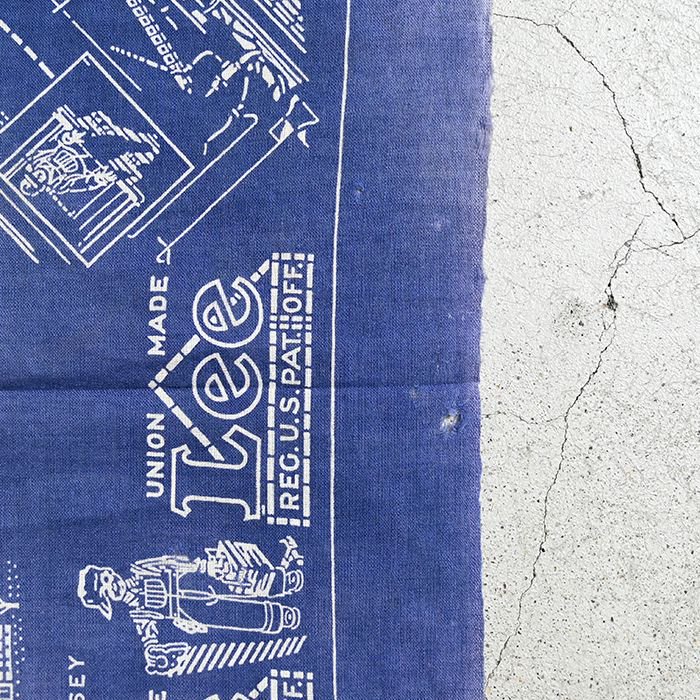 SUPER RARE】1940´s Lee Bandana - ハウスマーク-