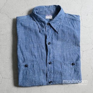 J.C.PENNEY CO L/S CHAMBRAY SHIRTVERY GOOD CONDITION