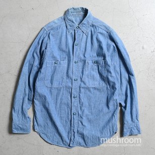 U.S.NAVY CHAMBRAY SHIRT WITH STENCILGOOD CONDITION/14