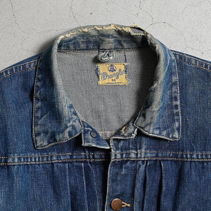 WRANGLER 111MJ DENIM JACKET(GOOD CONDITION/38) - 古着屋 WRANGLER 111MJ DENIM JACKET(GOOD CONDITION/38) - 古着屋
