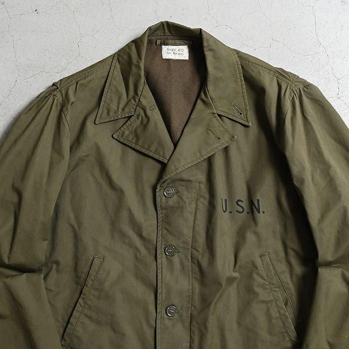 U.S.NAVY N-4 JACKET WITH STENCIL（40/ALMOST DEADSTOCK