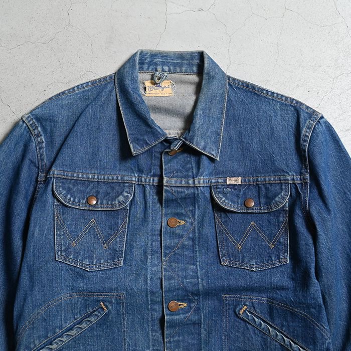 WRANGLER 24MJ DENIM JACKET（NICE SUNFADE） - 古着屋 ｜ mushroom ...