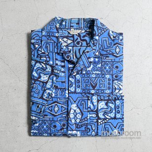 MADE IN California S/S PRINT COTTON SHIRTGOOD USED/LARGE