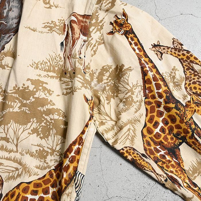 ABERCROMBIE & FITCH PRINT SAFARI JACKET（NON-WASHED/14