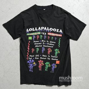 LOLLAPALOOZA '93 FESTIVAL T-SHIRTX-LARGE