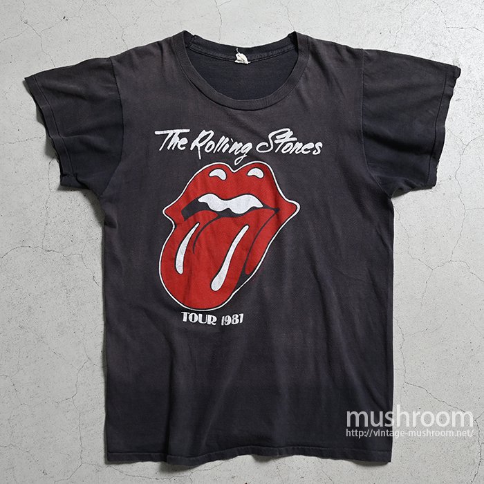 ROLLING STONES 1981 TOUR T-SHIRT - 古着屋 ｜ mushroom