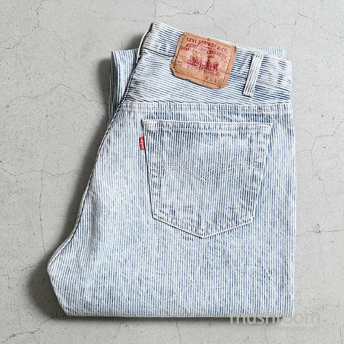 LEVI'S 501-0645 STRIPED JEANS('88/MINT CONDITION/W34L32 LEVI'S 501-0645 STRIPED JEANS('88/MINT CONDITION/W34L32