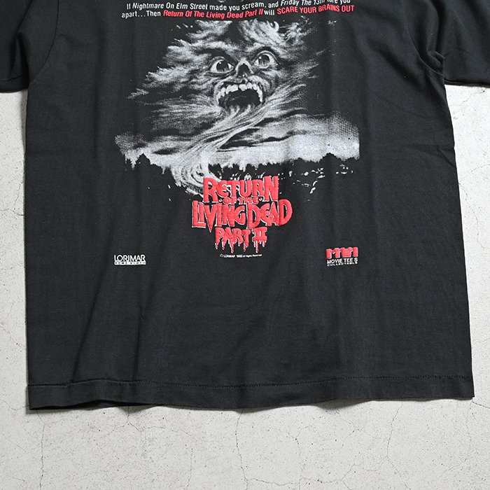 RETURN OF THE LIVING DEAD Part2 MOVIE T-SHIRT（'88/X-LARGE