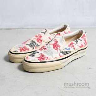 VANS PIRATES PATTERN SLIP-ONALMOST DEADSTOCK/SMALL SIZE