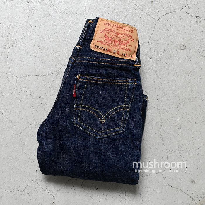 LEVI'S 503ZXX JEANS（AGE0/ALMOST DEADSTOCK） - 古着屋 ｜ mushroom 