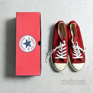 CONVERSE ALL STAR LO MAROON SUEDE WITH BOXDEADSTOCK/US 8