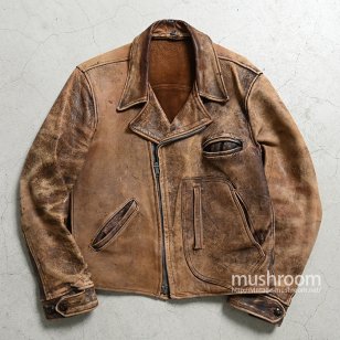 OLD AVIATOR STYLED BROWN LEATHER SPORTS JACKET