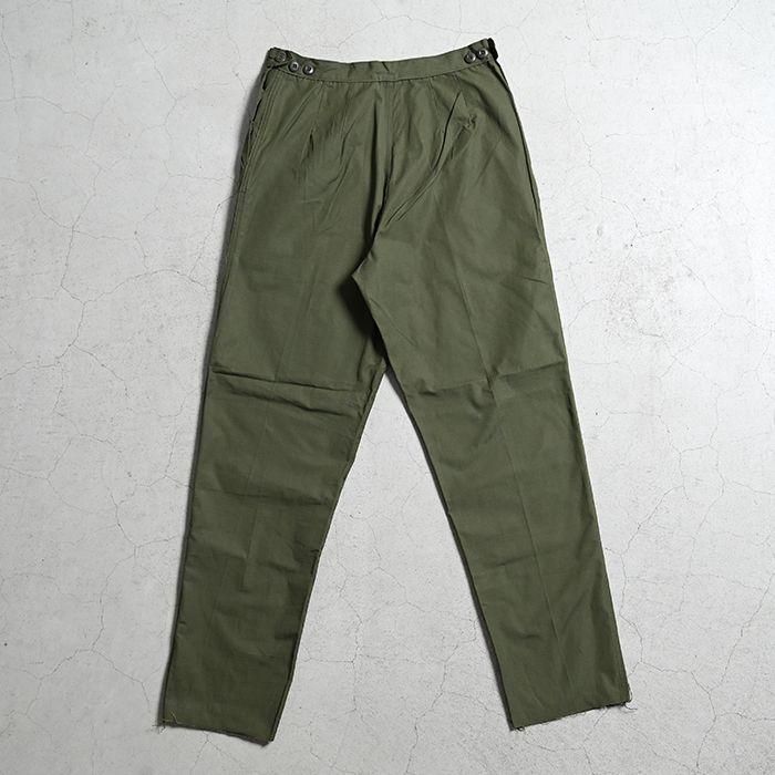 U.S.ARMY POPLIN COTTON UTILITY WOMEN'S SLACKS（'75/DEADSTOCK