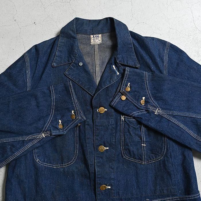 Lee 91-J DENIM COVERALL（1940'S/DARK COLOR/SZ 44） - 古着屋
