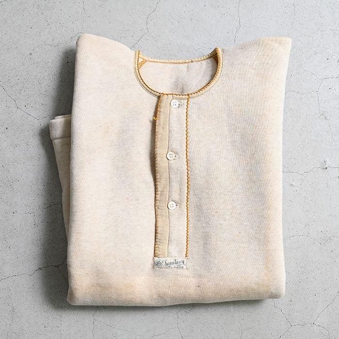 Sanitary FLEECE HENRY-NECK UNDERWEAR（DEADSTOCK） - 古着屋