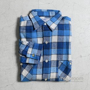 CONE MILLS L/S PLAID FLANNEL SHIRTDEADSTOCK/15