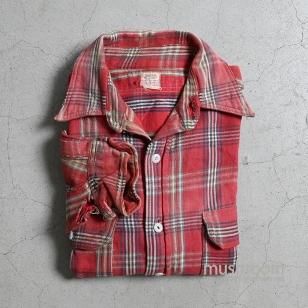 ALLIED PLAID FLANNEL SHIRTGOOD FADE