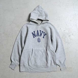 CHAMPION NAVY REVERSE WEAVE HOODYMINT/ONE COLOR TAG/MEDIUM