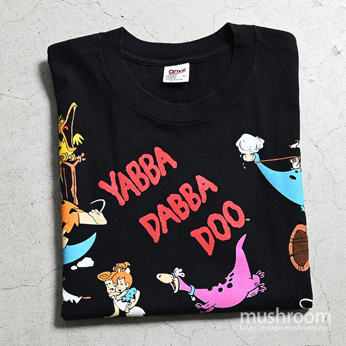 THE FLINTSTONES T-SHIRT（MINT CONDITION/LARGE） - 古着屋 ｜ mushroom(マッシュルーム)　 ヴィンテージクロージングストア